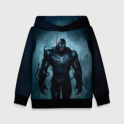 Толстовка-худи детская Venom in fog, цвет: 3D-черный