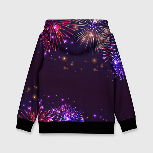 Детская толстовка Праздничный Bayer 04 / 3D-Черный – фото 2