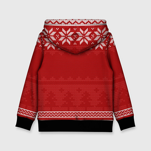 Детская толстовка Новогодний Seventeen / 3D-Черный – фото 2