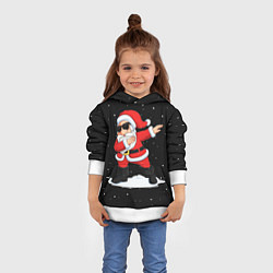 Толстовка-худи детская Дед мороз деб, цвет: 3D-белый — фото 2