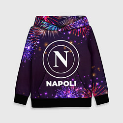 Толстовка-худи детская Праздничный Napoli, цвет: 3D-черный