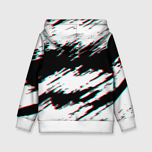 Детская толстовка Nasa glitch color / 3D-Белый – фото 2