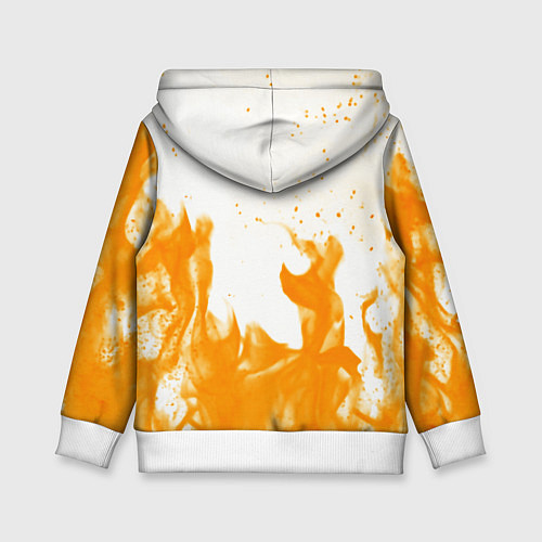 Детская толстовка Rust flame / 3D-Белый – фото 2