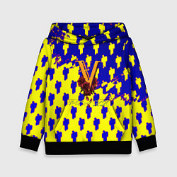 Толстовка-худи детская Cyberpunk 2077 human, цвет: 3D-черный