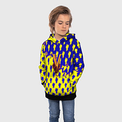 Толстовка-худи детская Cyberpunk 2077 human, цвет: 3D-черный — фото 2