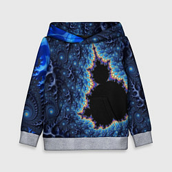 Толстовка-худи детская Психоделика абстракця, цвет: 3D-меланж