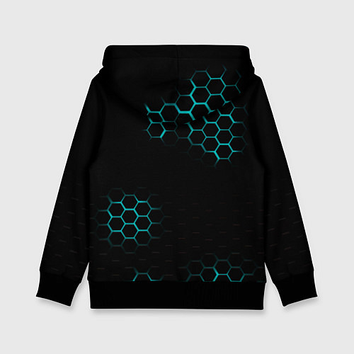 Детская толстовка Portal соты броня / 3D-Черный – фото 2