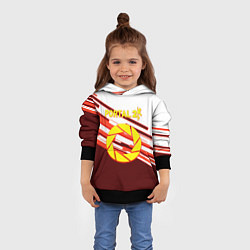 Толстовка-худи детская Portal geometry game, цвет: 3D-черный — фото 2