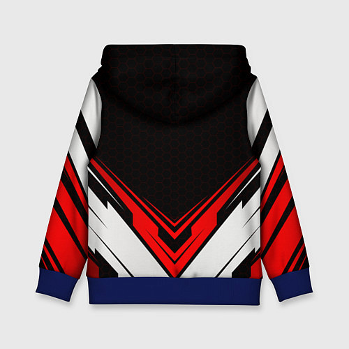 Детская толстовка Герб России - униформа / 3D-Синий – фото 2