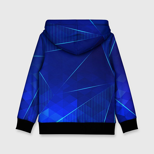 Детская толстовка Ateez blue poly / 3D-Черный – фото 2