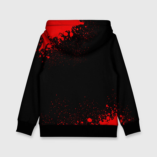 Детская толстовка Tottenham - red gradient / 3D-Черный – фото 2