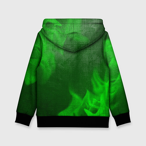 Детская толстовка GTA 6 - green gradient / 3D-Черный – фото 2