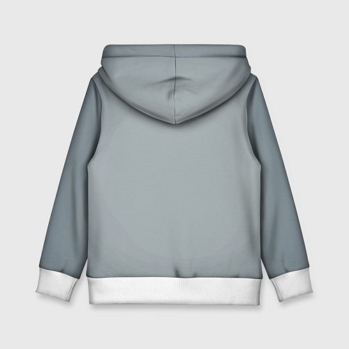 Детская толстовка Ёжик с сердечком / 3D-Белый – фото 2