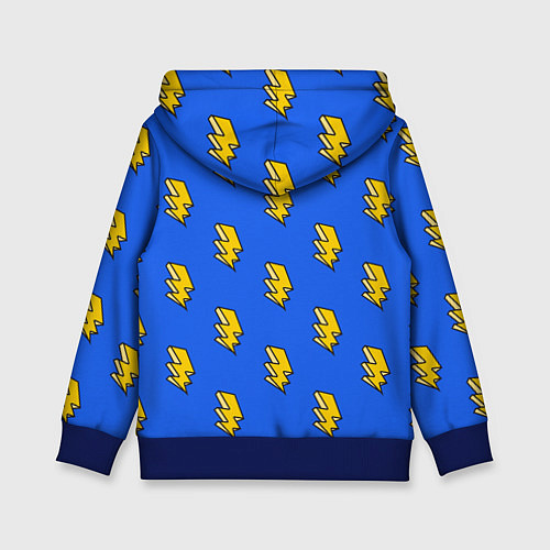 Детская толстовка Супер молнии / 3D-Синий – фото 2