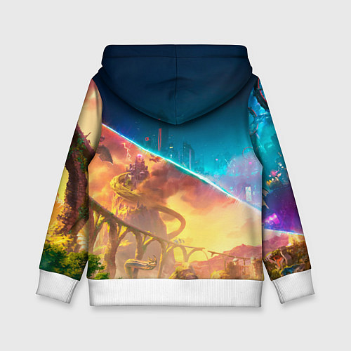 Детская толстовка Главные герои Split fiction / 3D-Белый – фото 2