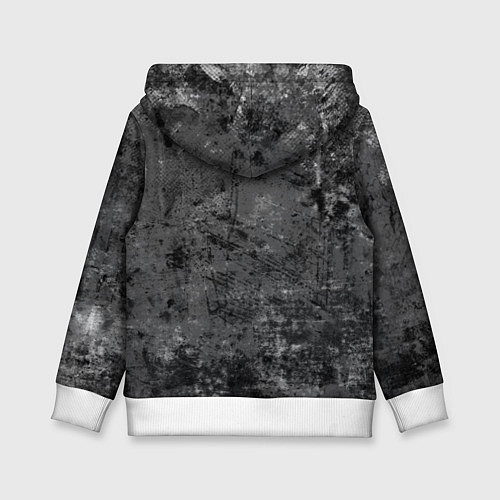 Детская толстовка Абстракция - grunge mood / 3D-Белый – фото 2