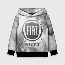 Толстовка-худи детская Fiat - white gradient, цвет: 3D-черный