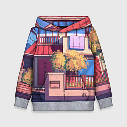 Детская толстовка Lo-fi японский стиль улица