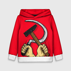 Детская толстовка Серп и молот в руках
