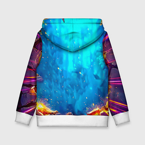 Детская толстовка Павлинчик / 3D-Белый – фото 2