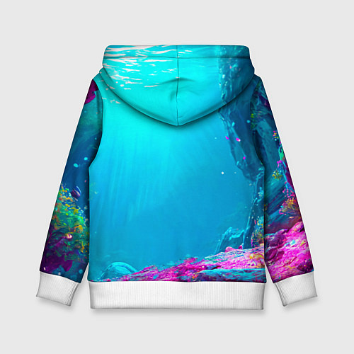 Детская толстовка Подводная чайка / 3D-Белый – фото 2
