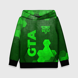 Детская толстовка GTA - green gradient вертикально