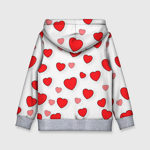 Детская толстовка Атмосфера любви / 3D-Меланж – фото 2