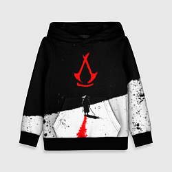 Толстовка-худи детская Assassins creed shadows - самурай, цвет: 3D-черный