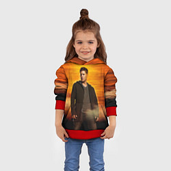 Толстовка-худи детская Дин Винчестер - Сверхъестественное, цвет: 3D-красный — фото 2