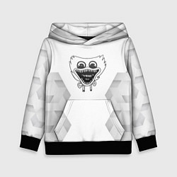 Толстовка-худи детская Poppy Playtime white poly, цвет: 3D-черный