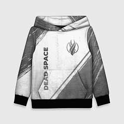 Толстовка-худи детская Dead Space - white gradient вертикально, цвет: 3D-черный