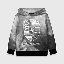 Толстовка-худи детская Porsche - grey gradient, цвет: 3D-черный