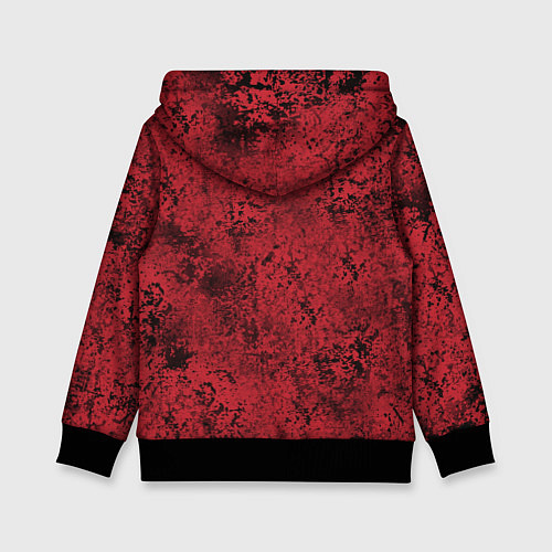 Детская толстовка Веном красный и черный симбиот / 3D-Черный – фото 2