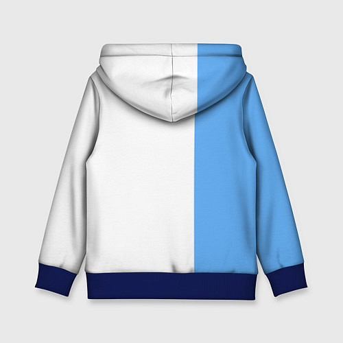 Детская толстовка Моляр красит стену / 3D-Синий – фото 2