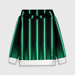 Детская толстовка Neon turquoise
