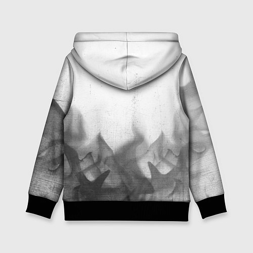 Детская толстовка BMW - white gradient посередине / 3D-Черный – фото 2