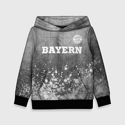 Толстовка-худи детская Bayern - grey gradient посередине, цвет: 3D-черный