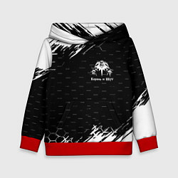 Толстовка-худи детская Король и шут краски броня, цвет: 3D-красный