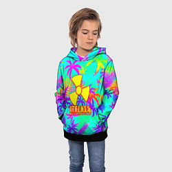 Толстовка-худи детская Stalker тропики из гта, цвет: 3D-черный — фото 2