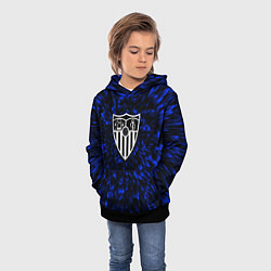 Толстовка-худи детская Sevilla blue energy, цвет: 3D-черный — фото 2