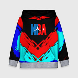 Толстовка-худи детская NBA краски геометрия, цвет: 3D-меланж