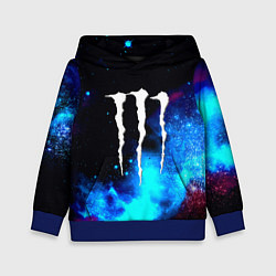 Детская толстовка Monster energy космос