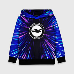 Толстовка-худи детская Brighton neon energy, цвет: 3D-черный