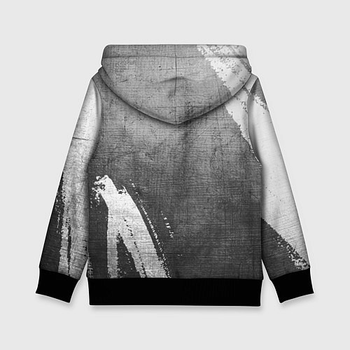 Детская толстовка Napoli - grey gradient вертикально / 3D-Черный – фото 2