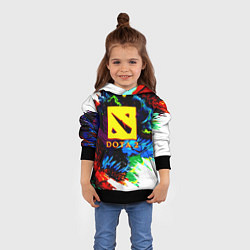 Толстовка-худи детская Dota monster, цвет: 3D-черный — фото 2