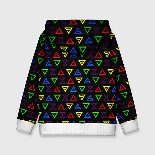 Детская толстовка Dota pattern witcher / 3D-Белый – фото 2