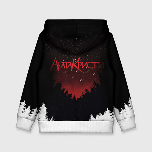 Детская толстовка Агата Кристи чёрные сказки белой зимы / 3D-Белый – фото 2