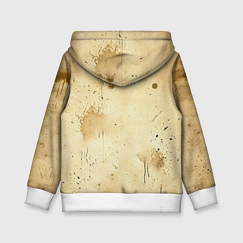 Детская толстовка Брюс Ли на бежевом / 3D-Белый – фото 2