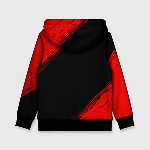 Детская толстовка Honda - red gradient / 3D-Черный – фото 2