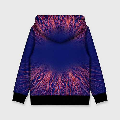 Детская толстовка Blackpink red energy / 3D-Черный – фото 2